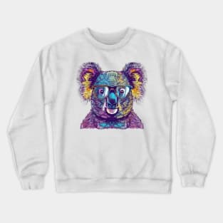 Eucalyptus Elite: Specs for the Chillest Critter! Crewneck Sweatshirt